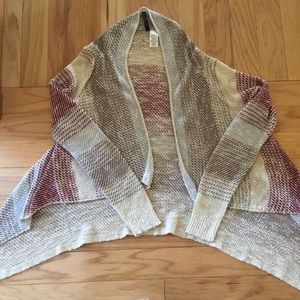 Cute lightweight drape front cardigan